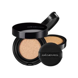 JUNG SAEM MOOL Essential Skin Nuder Long Wear Cushion SPF 50+ / PA+++ – 24H Long-Lasting Matte Cushion Foundation | 58% Moisture Essence | Seamless Nude Coverage _ Made in KOREA